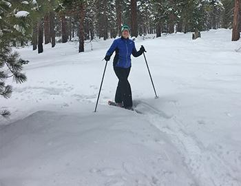 Snowshoeing