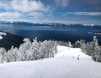 The view from a Tahoe Ski Lease.
