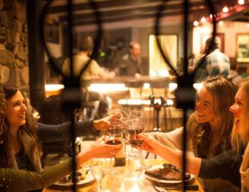 alpine chalet dinner