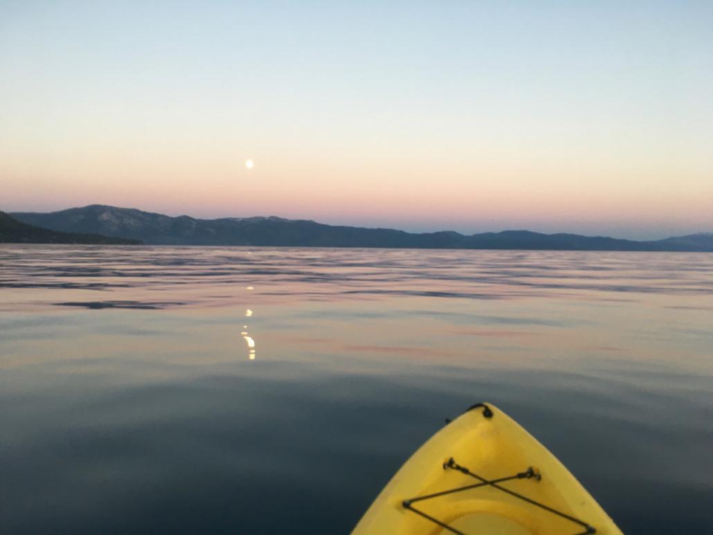 Lake Tahoe Sunset and Full Moon Paddle Lake Tahoe Sunset and Full Moon Paddle