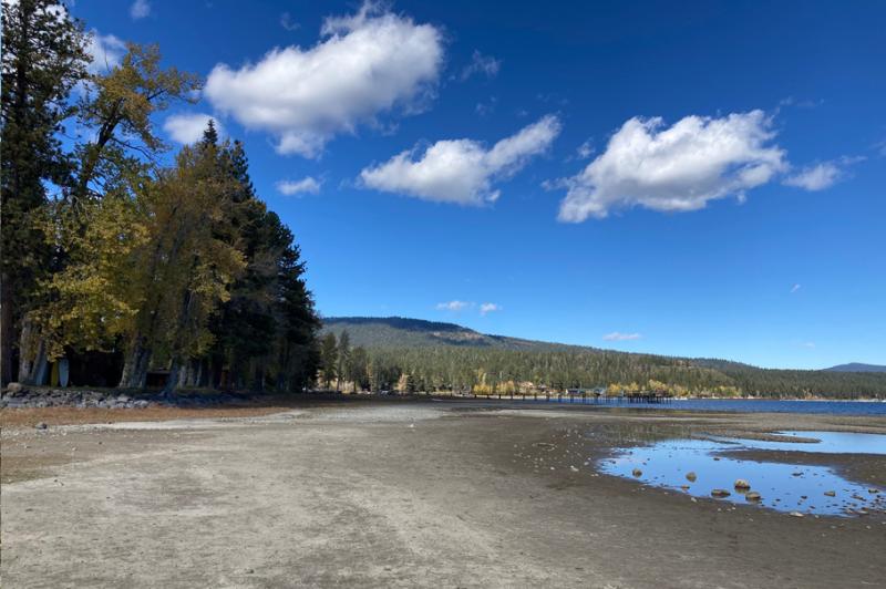 Walking on Water in Tahoe City California Walking on Water in Tahoe City California