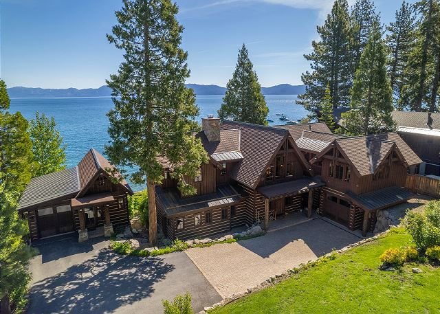 exterior of Lake Tahoe vacation rental