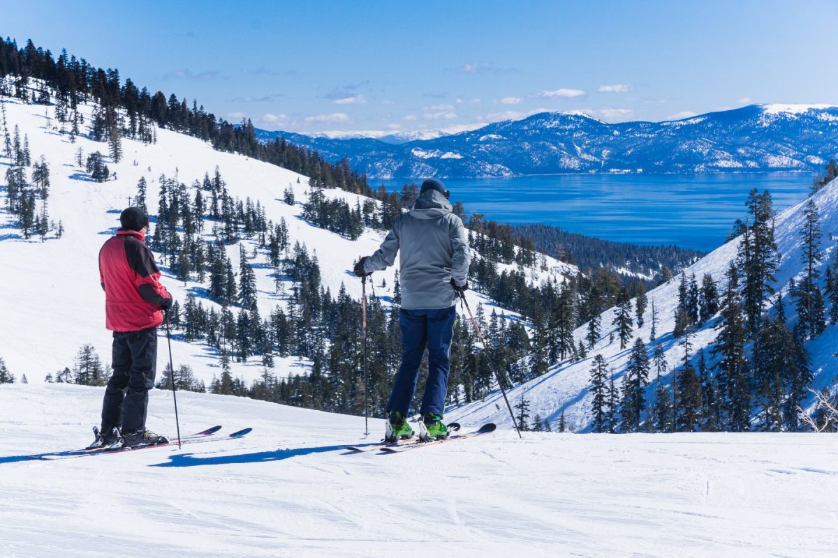skiing in North Lake Tahoe