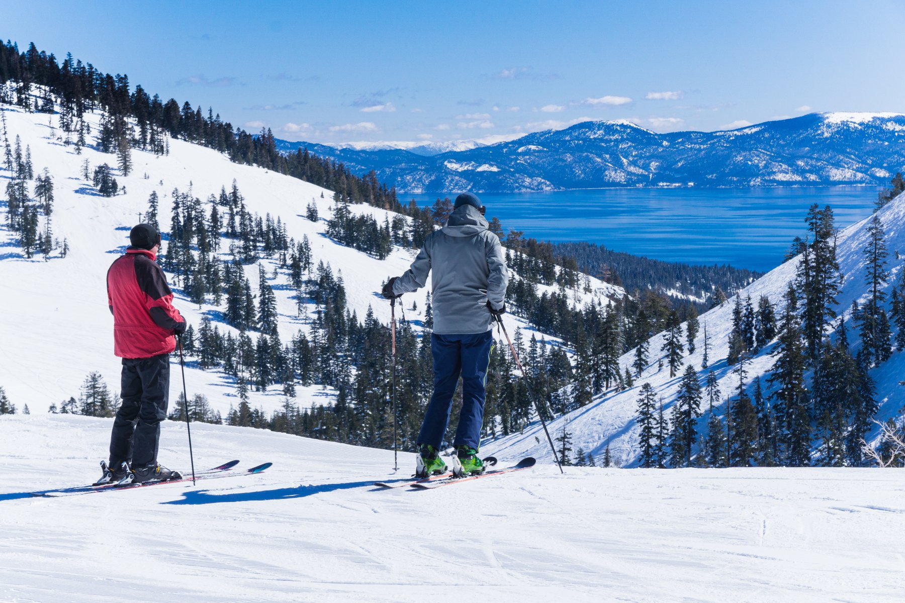 skiing in North Lake Tahoe